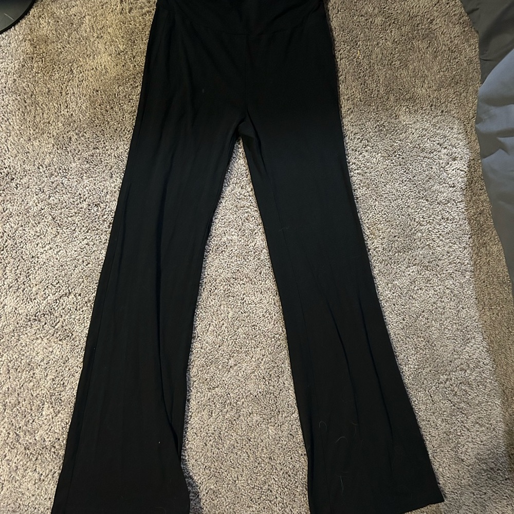 Black Flared Pants
